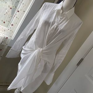 White Button Down Shirt Dress (used for maternity shoot)